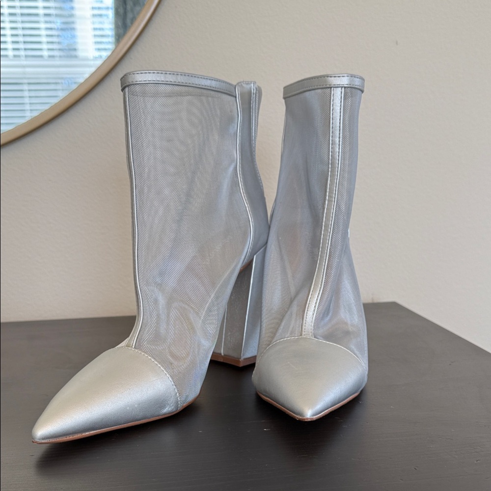 Abound Silver Heeled Boots